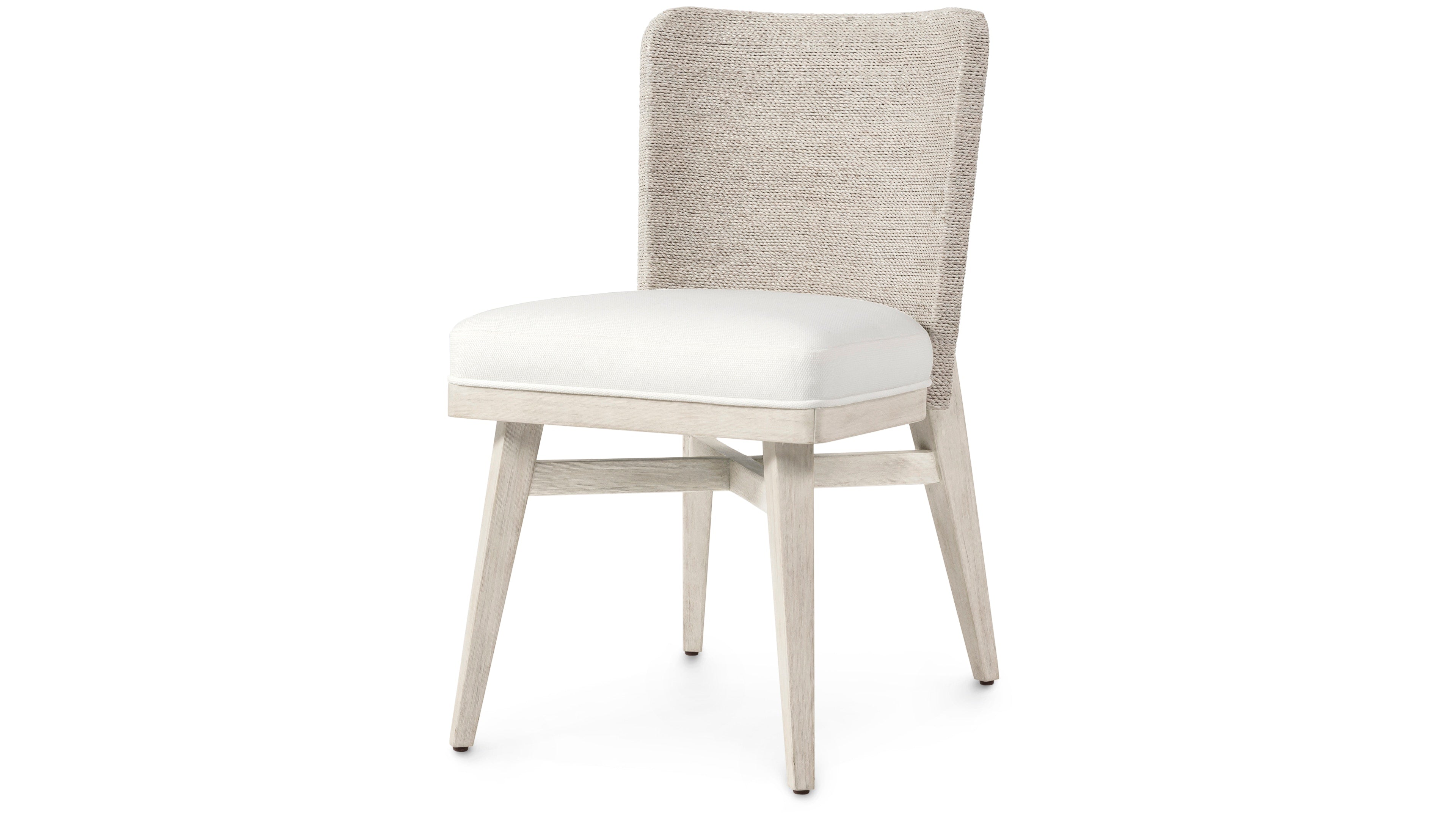 Palecek Furniture I/O BASKET WEAVE 4J / Motor Freight - Rate TBQ Palecek Francis Side Chair Whitewash