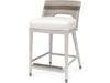 Palecek Furniture I/O SAILCLOTH SALT 64 Palecek Fritz Rope 24" Counter Stool Fog White