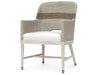 Palecek Furniture I/O SAILCLOTH SALT 64 / Motor Freight - Rate TBQ Palecek Fritz Rope Arm Chair Fog White