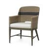 Palecek Lighting I/O SAILCLOTH SALT 64 / Motor Freight - Rate TBQ Palecek Fritz Rope Arm Chair, Natural
