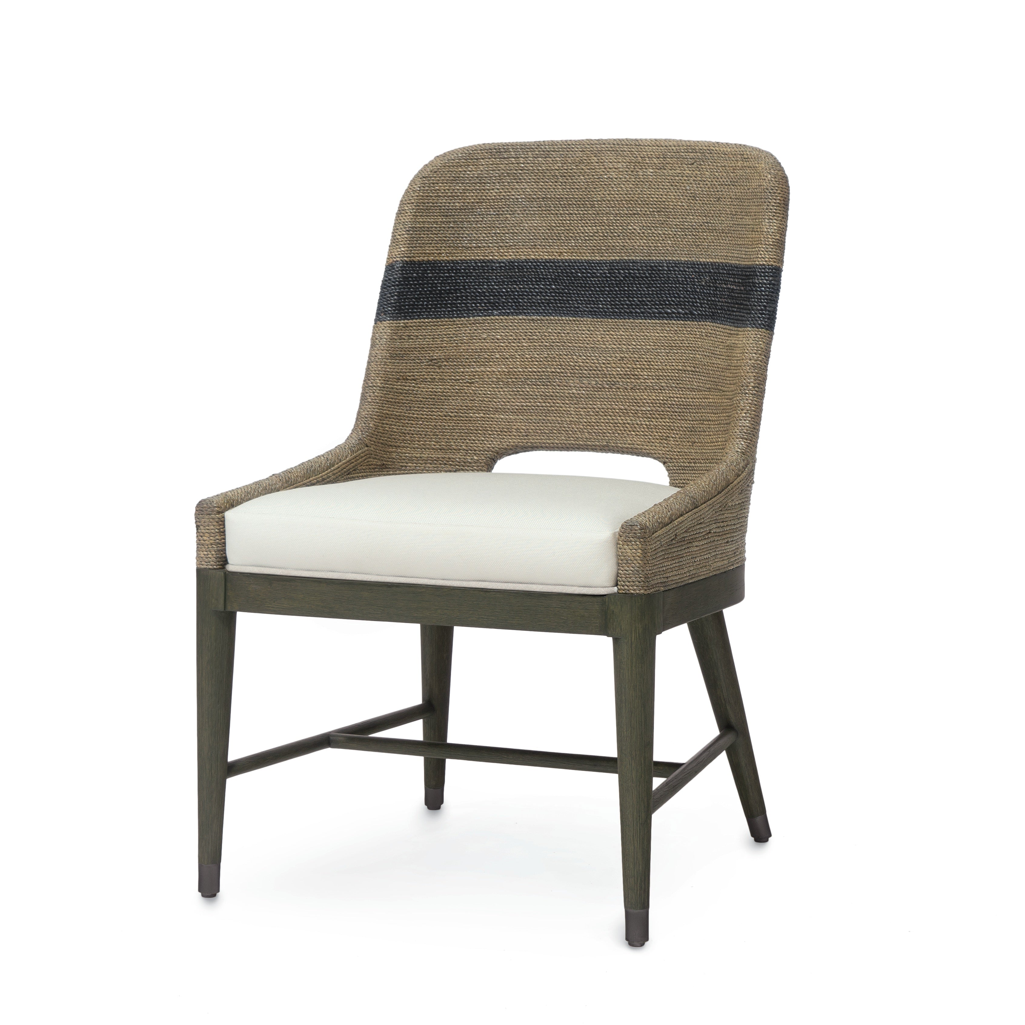 Palecek Furniture I/O SAILCLOTH SALT 64 / Motor Freight - Rate TBQ Palecek Fritz Rope Side Chair, Natural