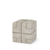 Palecek Furniture Palecek Fritz Rope Square Ottoman Fog White