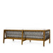 Palecek Furniture I/O BASKET WEAVE 4J / Motor Freight - Rate TBQ Palecek Glenn Outdoor Sofa