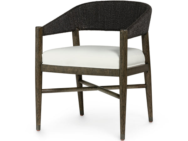 Palecek Furniture I/O BASKET WEAVE 4J / Motor Freight - Rate TBQ Palecek Gordon Occasional Chair Charcoal
