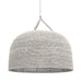 Palecek Lighting Default Title / Motor Freight - Rate TBQ Palecek Green Oaks Oversized Pendant White Sand