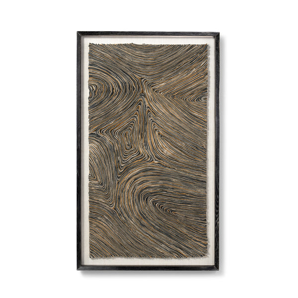 Palecek Home Decor Default Title / Motor Freight - Rate TBQ Palecek Harlowe Wall Decor Rectangular, Dark
