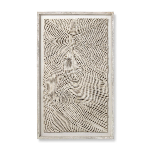 Palecek Home Decor Default Title / Motor Freight - Rate TBQ Palecek Harlowe Wall Decor Rectangular, White