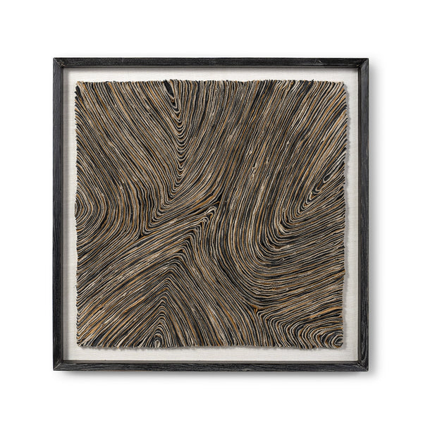 Palecek Home Decor Default Title / Motor Freight - Rate TBQ Palecek Harlowe Wall Decor Square, Dark