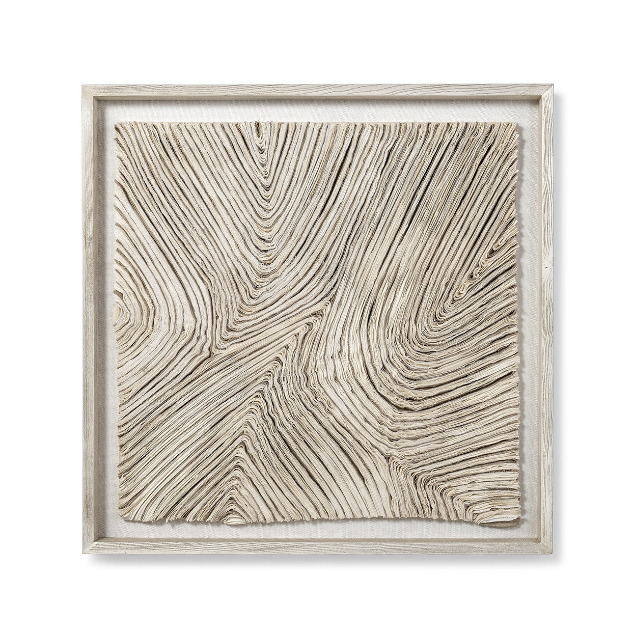 Palecek Home Decor Default Title / Motor Freight - Rate TBQ Palecek Harlowe Wall Decor Square, White