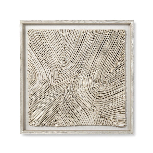 Palecek Home Decor Default Title / Motor Freight - Rate TBQ Palecek Harlowe Wall Decor Square, White