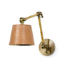 Palecek Lighting Palecek Hendrick Articulating Sconce, Cognac