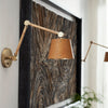 Palecek Lighting Palecek Hendrick Articulating Sconce, Cognac