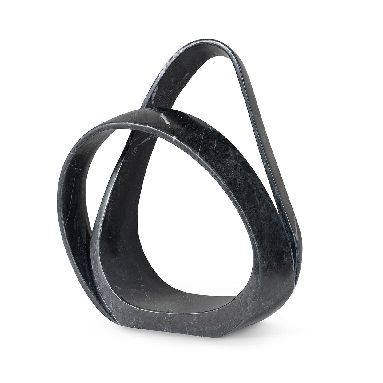 Palecek Accessories Palecek Indio Marble Sculpture Large, Black