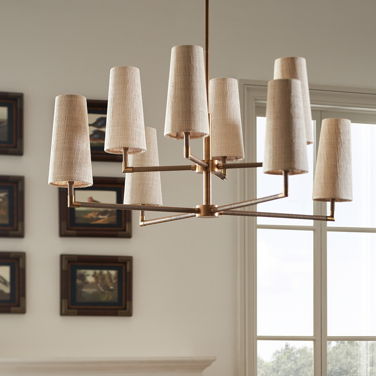 Palecek Lighting Default Title / Motor Freight - Rate TBQ Palecek Irving Chandelier