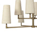 Palecek Lighting Default Title / Motor Freight - Rate TBQ Palecek Irving Chandelier