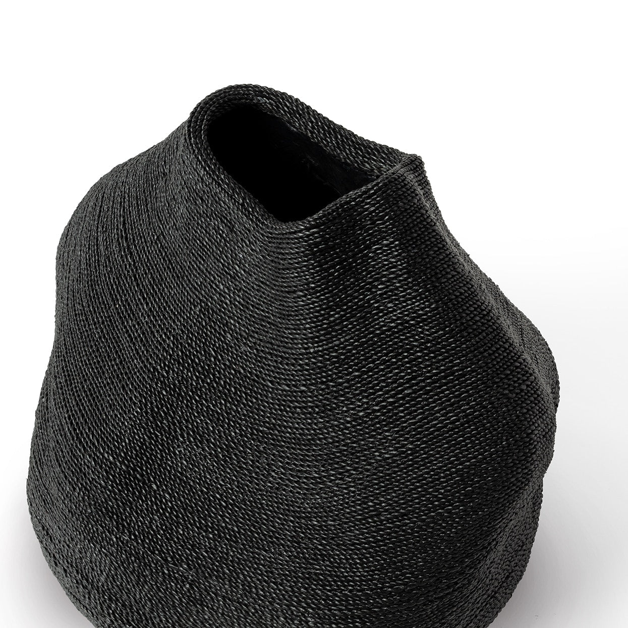 Palecek Home Decor Palecek Jaden Urn, Medium, Black