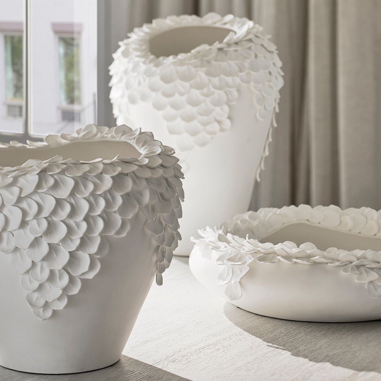Palecek Home Decor Palecek Jasmine Porcelain, Bowl