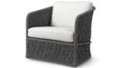 Palecek Furniture I/O ARCTIC 6K / Motor Freight - Rate TBQ Palecek Jenson Outdoor Swivel Lounge Chair, Charcoal