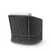 Palecek Furniture I/O ARCTIC 6K / Motor Freight - Rate TBQ Palecek Jenson Outdoor Swivel Lounge Chair, Charcoal