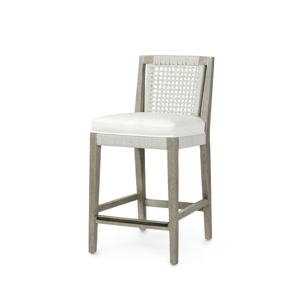 Palecek Furniture I/O BASKET WEAVE 4J / Motor Freight - Rate TBQ Palecek Jerome 24" Counter Stool