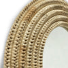 Palecek Lighting Default Title / Motor Freight - Rate TBQ Palecek Kenis Braided Mirror, Natural