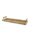Palecek Home Decor Palecek Kenis Braided Rectangle Tray, Natural