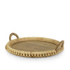 Palecek Home Decor Palecek Kenis Braided Round Tray, Natural