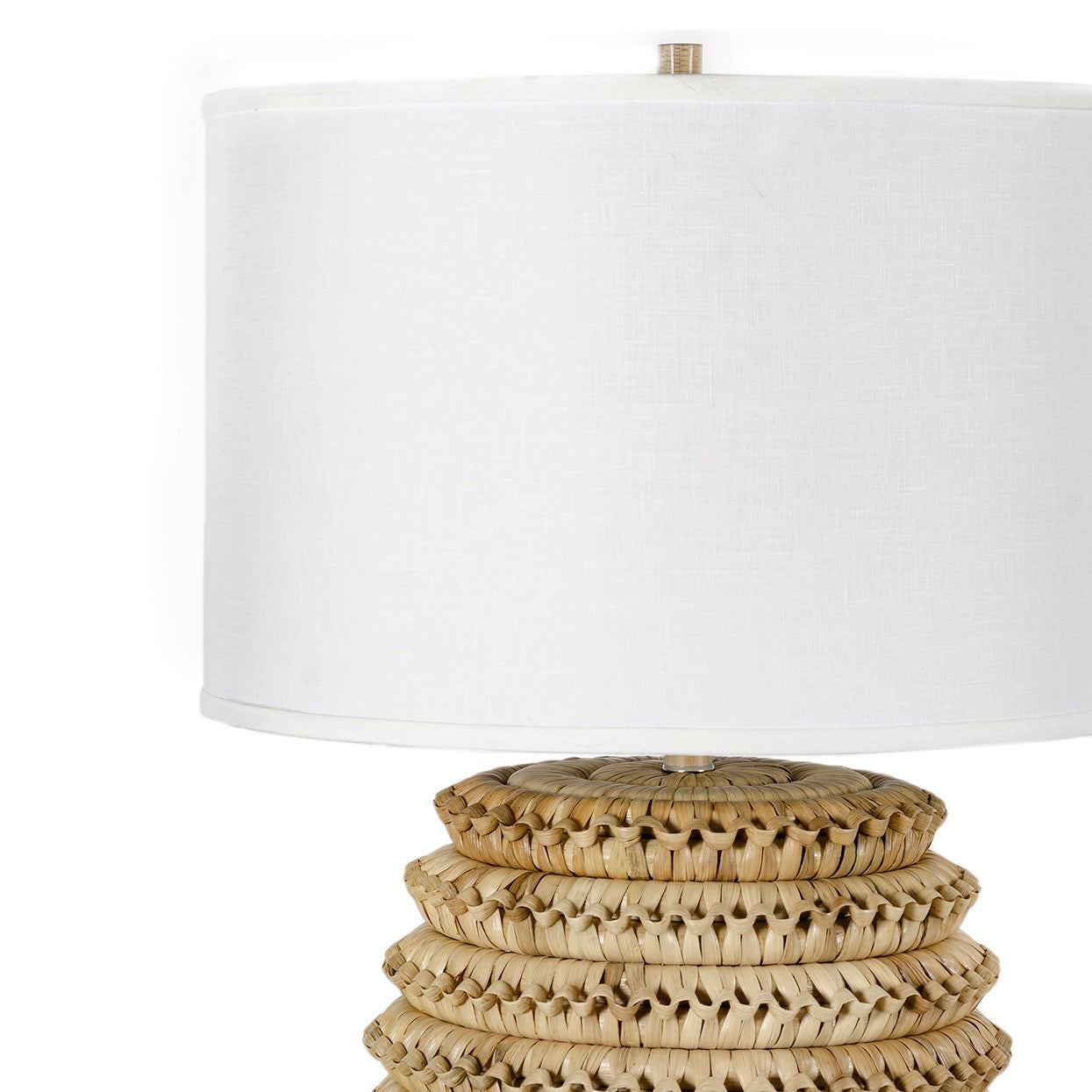 Palecek Lighting Palecek Kenis Braided Table Lamp Natural
