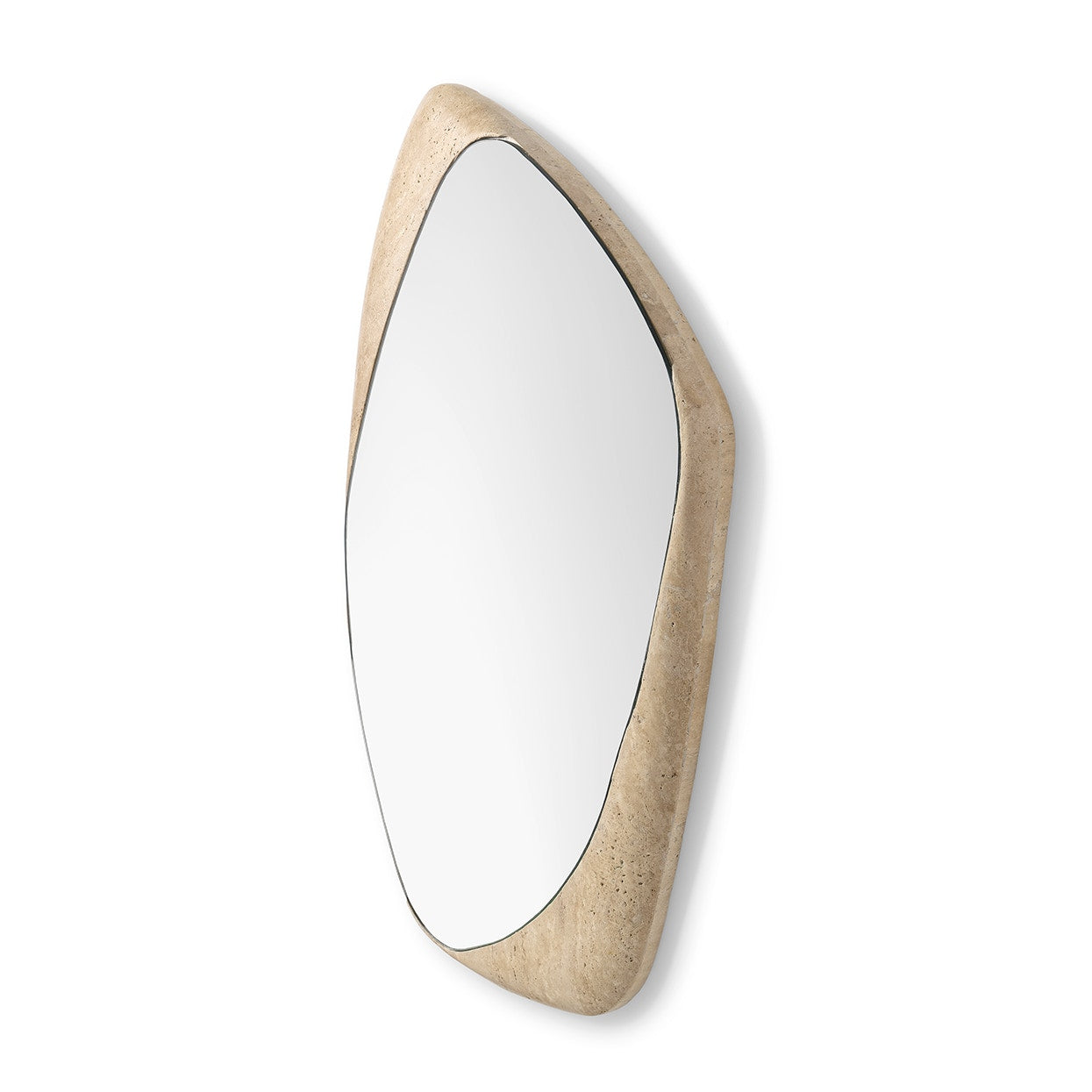 Palecek Lighting Palecek Kira Travertine Mirror, Large
