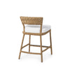 Palecek Furniture I/O BASKET WEAVE 4J / Motor Freight - Rate TBQ Palecek Lance 24" Counter Stool