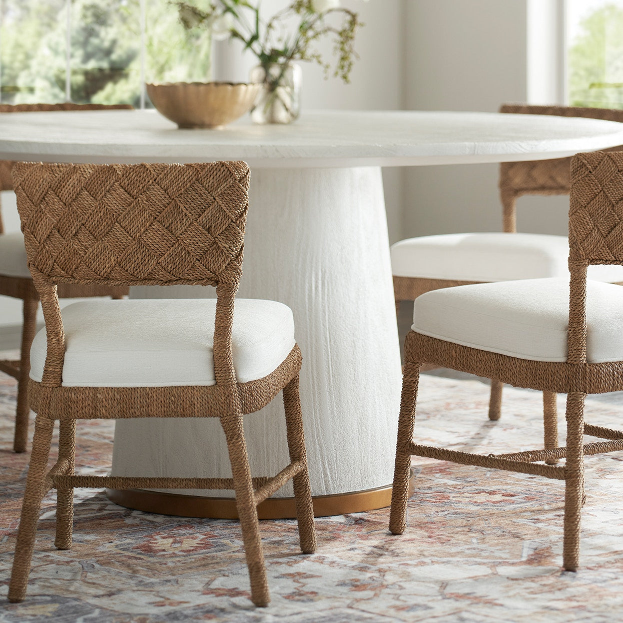Palecek Furniture I/O OYSTER CHENILLE 4K / Motor Freight - Rate TBQ Palecek Lance Side Chair