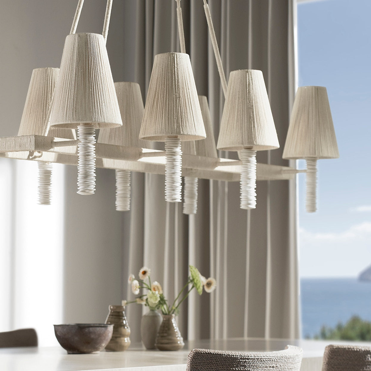 Palecek Lighting Palecek Lassiter Linear Chandelier