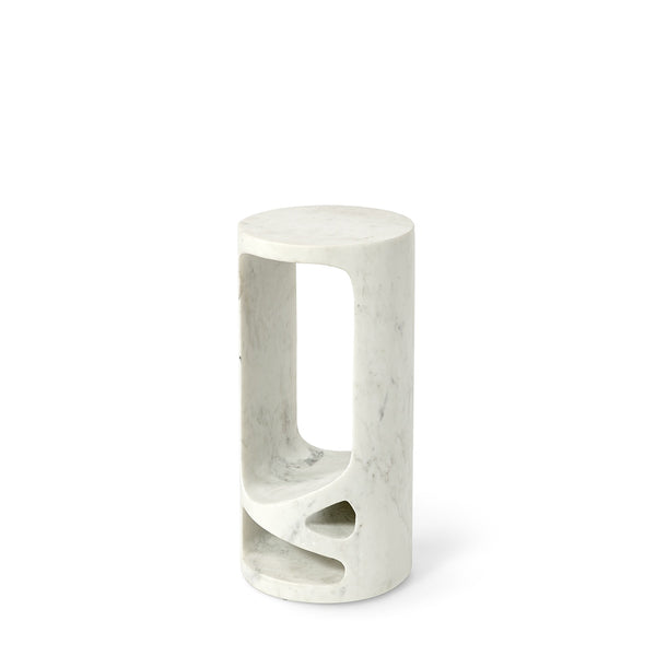 Palecek Furniture Palecek Lena Marble Accent Table, Large