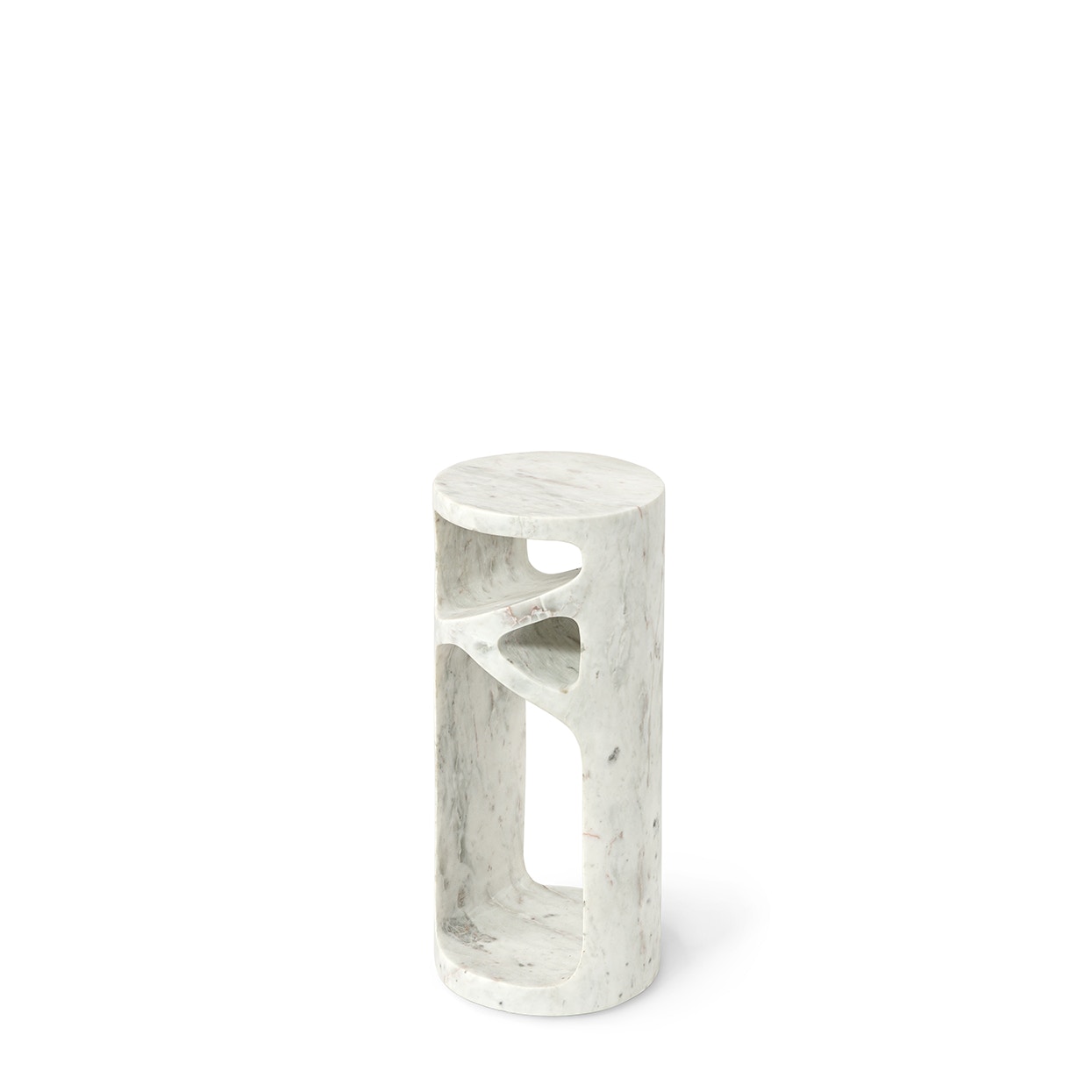 Palecek Furniture Palecek Lena Marble Accent Table, Small