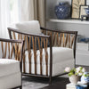 Palecek Furniture I/O SAILCLOTH SALT 64 / Motor Freight - Rate TBQ Palecek Lincoln Lounge Chair