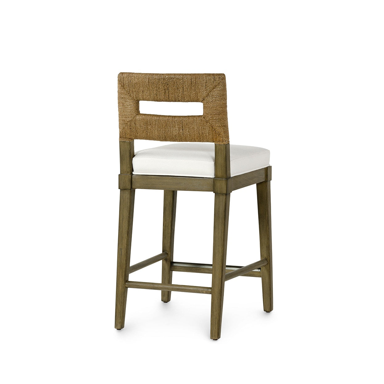 Palecek Furniture I/O BASKET WEAVE 4J Palecek Logan 24" Counter Stool