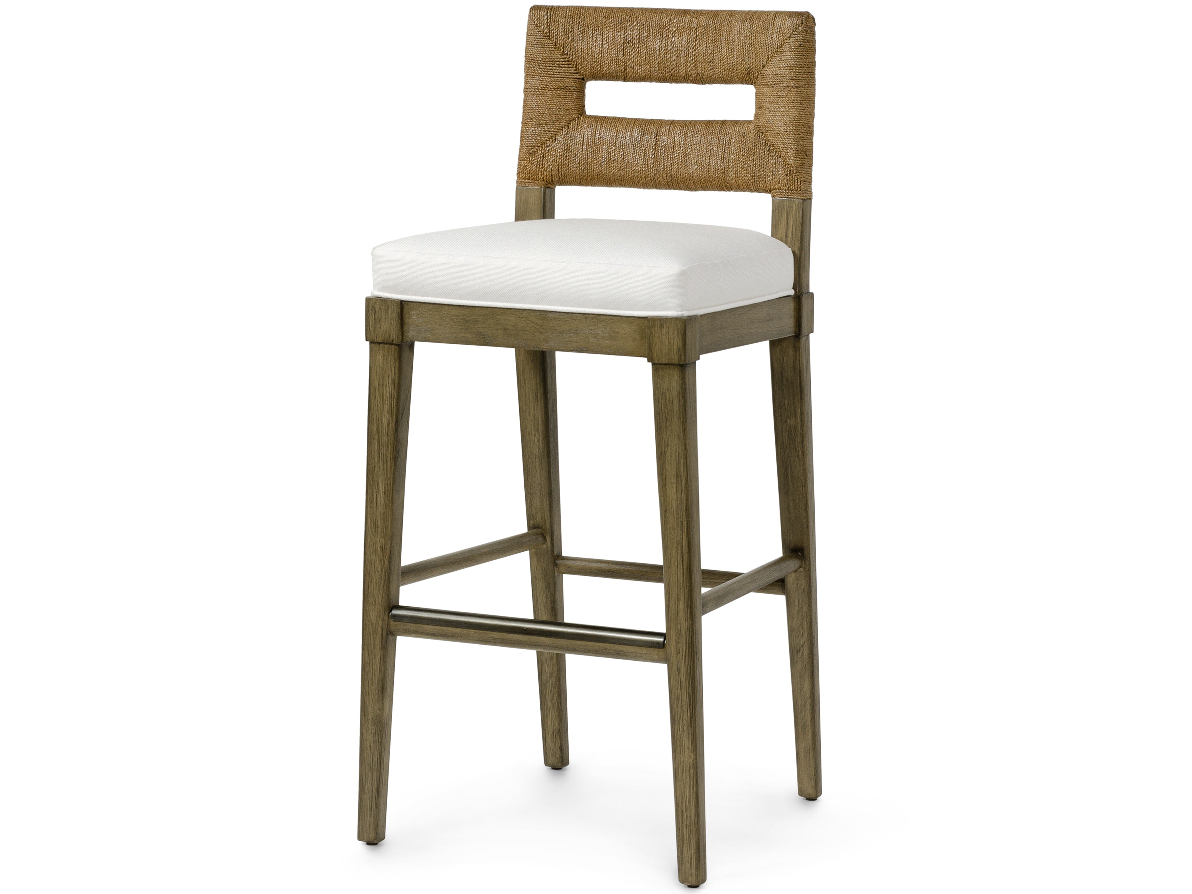 Palecek Furniture I/O BASKET WEAVE 4J / Motor Freight - Rate TBQ Palecek Logan 30" Barstool