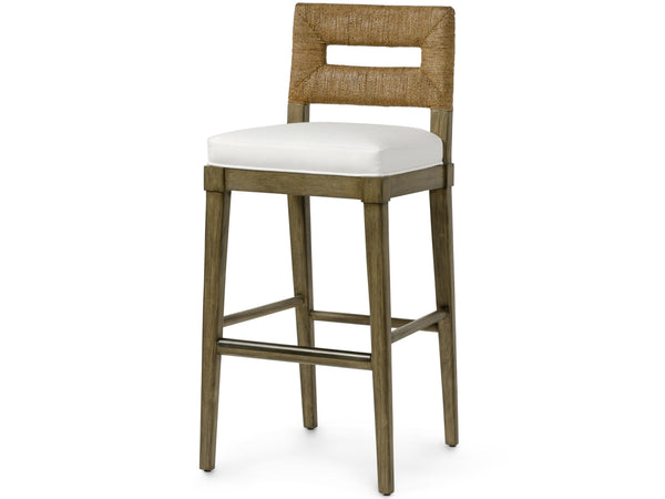Palecek Furniture I/O BASKET WEAVE 4J / Motor Freight - Rate TBQ Palecek Logan 30" Barstool