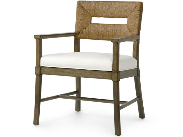Palecek Furniture I/O BASKET WEAVE 4J / Motor Freight - Rate TBQ Palecek Logan Arm Chair