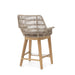 Palecek Furniture I/O SAILCLOTH SALT 64 / Motor Freight - Rate TBQ Palecek Loretta Outdoor 24" Counter Stool