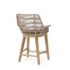 Palecek Furniture I/O SAILCLOTH SALT 64 / Motor Freight - Rate TBQ Palecek Loretta Outdoor 24" Counter Stool