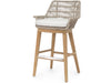 Palecek Furniture I/O SAILCLOTH SALT 64 / Motor Freight - Rate TBQ Palecek Loretta Outdoor 30" Barstool