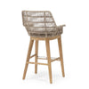 Palecek Furniture I/O SAILCLOTH SALT 64 / Motor Freight - Rate TBQ Palecek Loretta Outdoor 30" Barstool