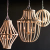 Palecek Lighting Default Title / Motor Freight - Rate TBQ Palecek Madera Coco Chandelier, White