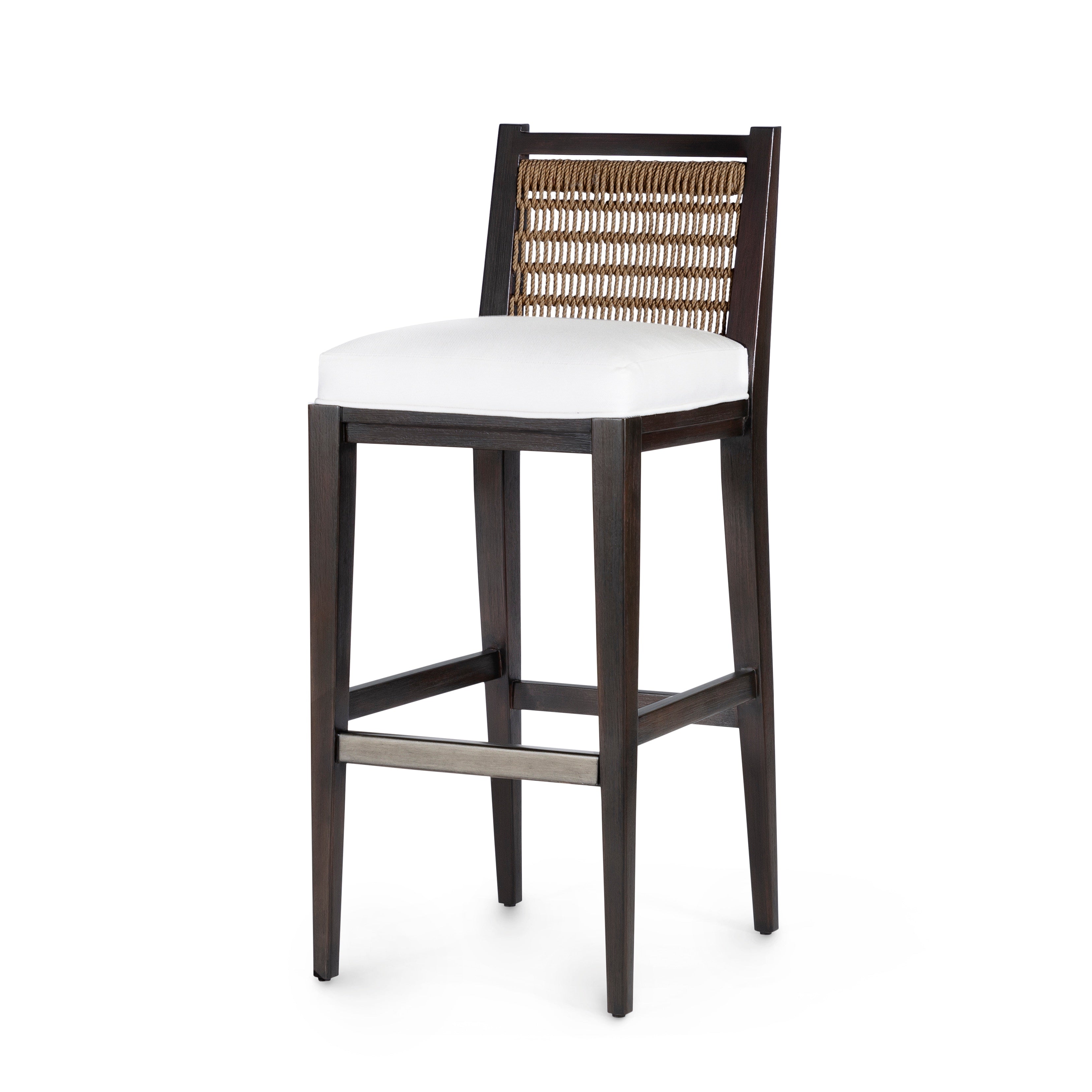 Palecek Furniture I/O SAILCLOTH SALT 64 / Motor Freight - Rate TBQ Palecek Marino 30" Barstool
