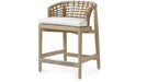 Palecek Furniture I/O BASKET WEAVE 4J / Motor Freight - Rate TBQ Palecek Melrose 24" Counter Stool
