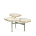 Palecek Furniture Default Title / Motor Freight - Rate TBQ Palecek Merced Fossilized Clam 3 Top Table