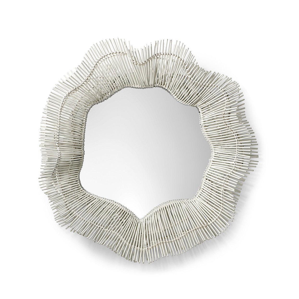 Palecek Lighting Default Title / Motor Freight - Rate TBQ Palecek Miramar Mirror, White