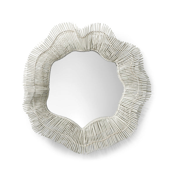 Palecek Lighting Default Title / Motor Freight - Rate TBQ Palecek Miramar Mirror, White