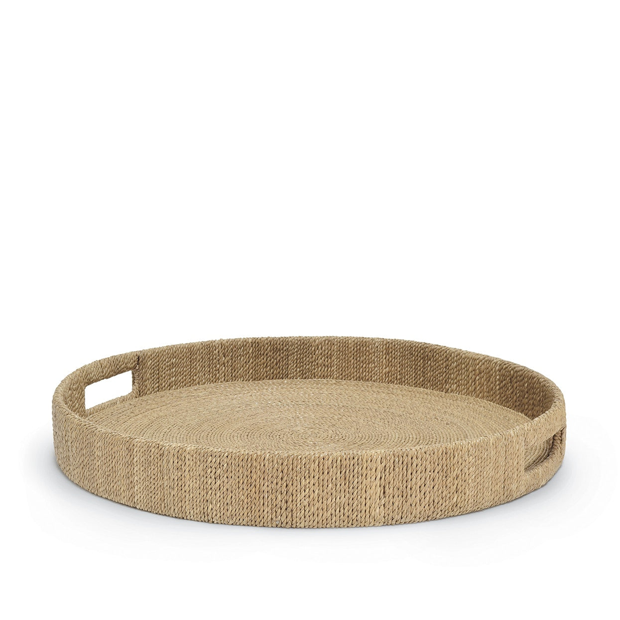Palecek Home Decor Palecek Monarch Round Tray Large, Natural